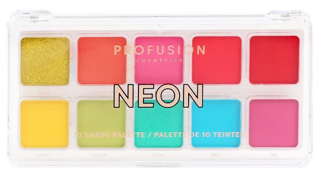 Neonska paleta sjenila za oči 10 nijansi Palete sjenila za oči i šminka