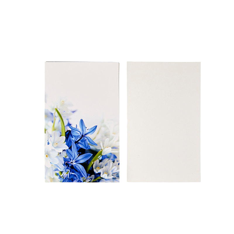 10er-Pack Einzelkarten mit Umschlag, blaue Blume