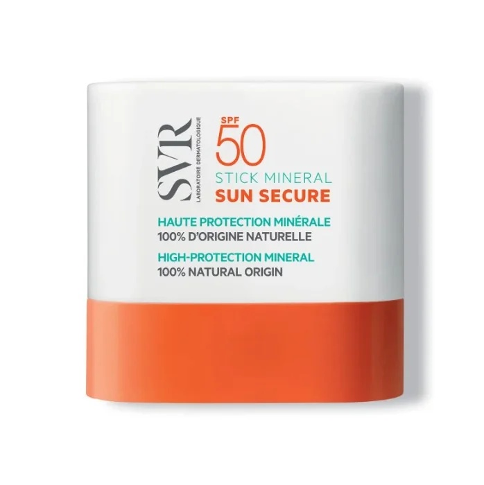 SVR SVR Sun Secure Stick Mineral SPF 50 10 g Minerale zonnebrandcrème met hoge beschermingsfactor