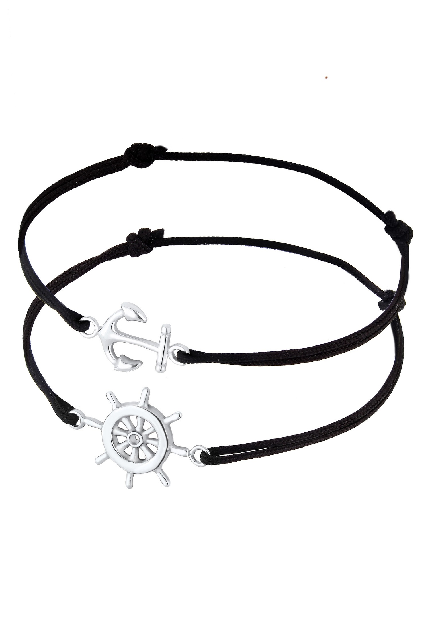 Elli Ancre Volant Maritime Bracelet Femme Plaqué Or Argent (925/1000)