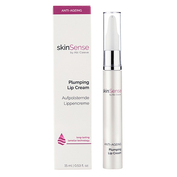 Crema labbra volumizzante anti-età skinSense 15 ml