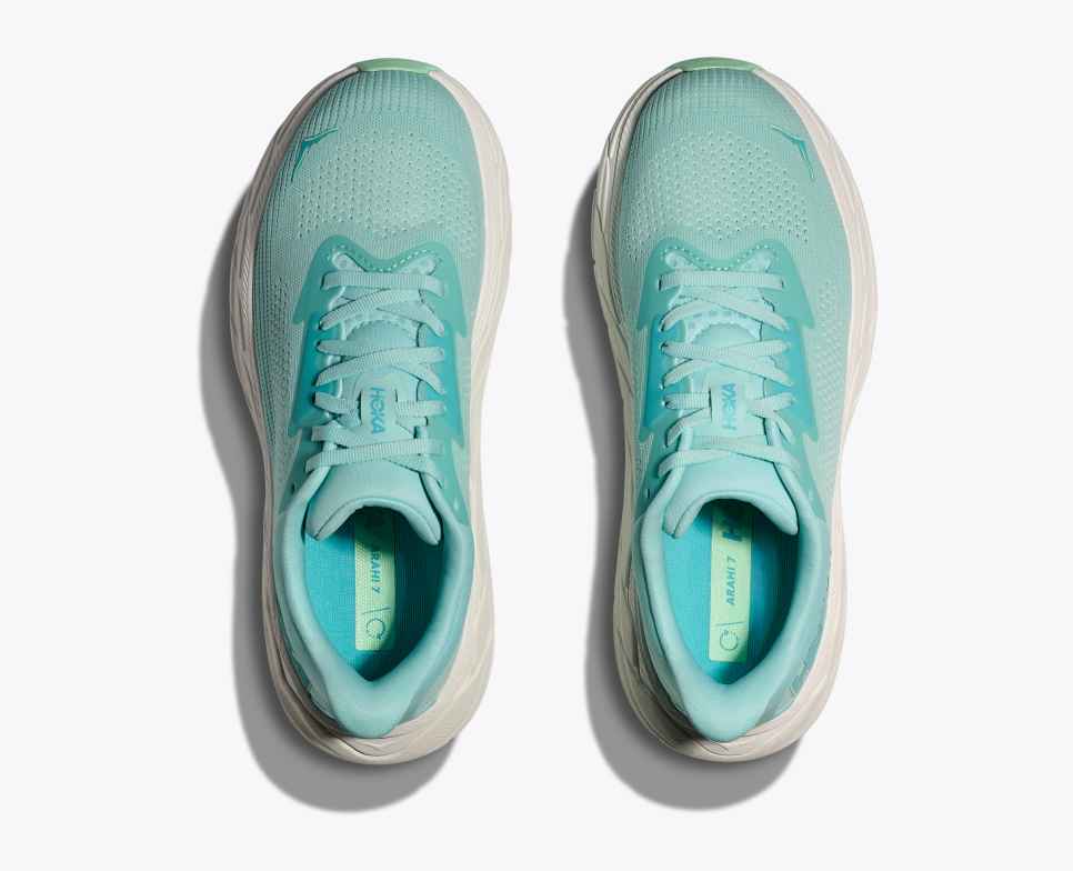 HOKA Arahi 7 Blue Spark / Sneeuwsmelt