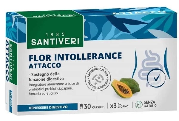 SANTIVERI Flor Intol Attack Caps 30