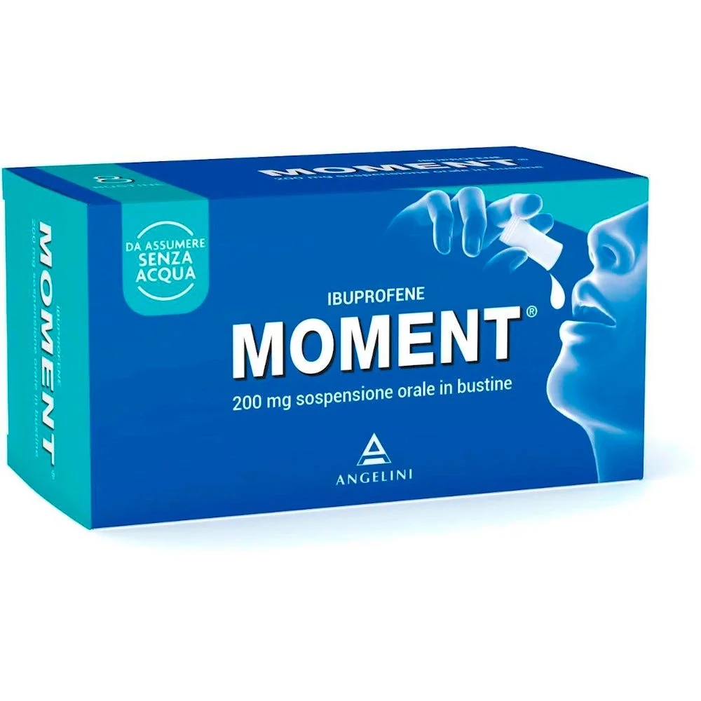 MOMENT Moment Vloeibaar 200 mg 8 sachets, innemen zonder water