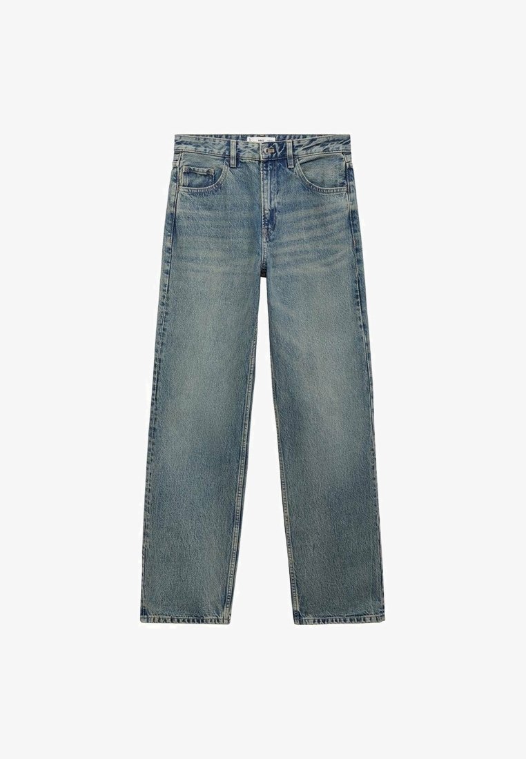 Mango ravne kavbojke - modre