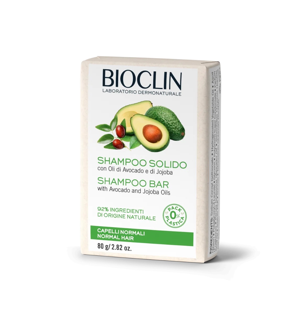 BIOCLIN Bioclin vaste shampoo voor normaal haar 80 ml, hydraterend en extra mild
