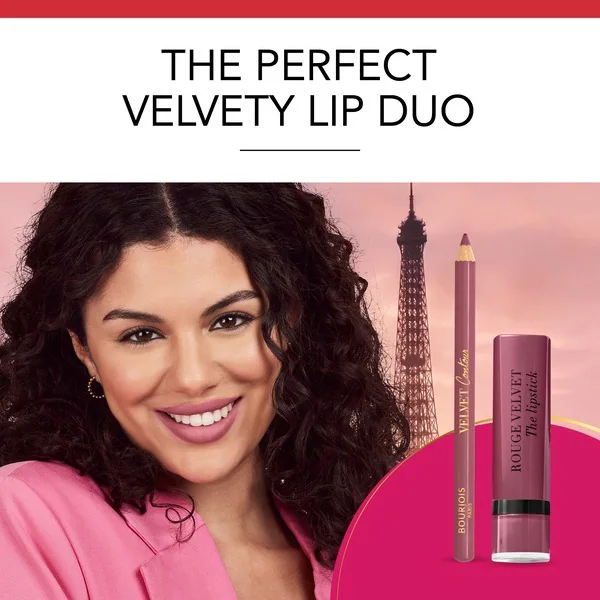 Konturovací tužka na rty Bourjois Velvet Contour Lip Liner, odstín 12 Brunette