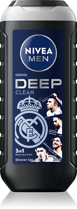 NIVEA MEN Real Madrid Erfrischendes Duschgel 3 in 1