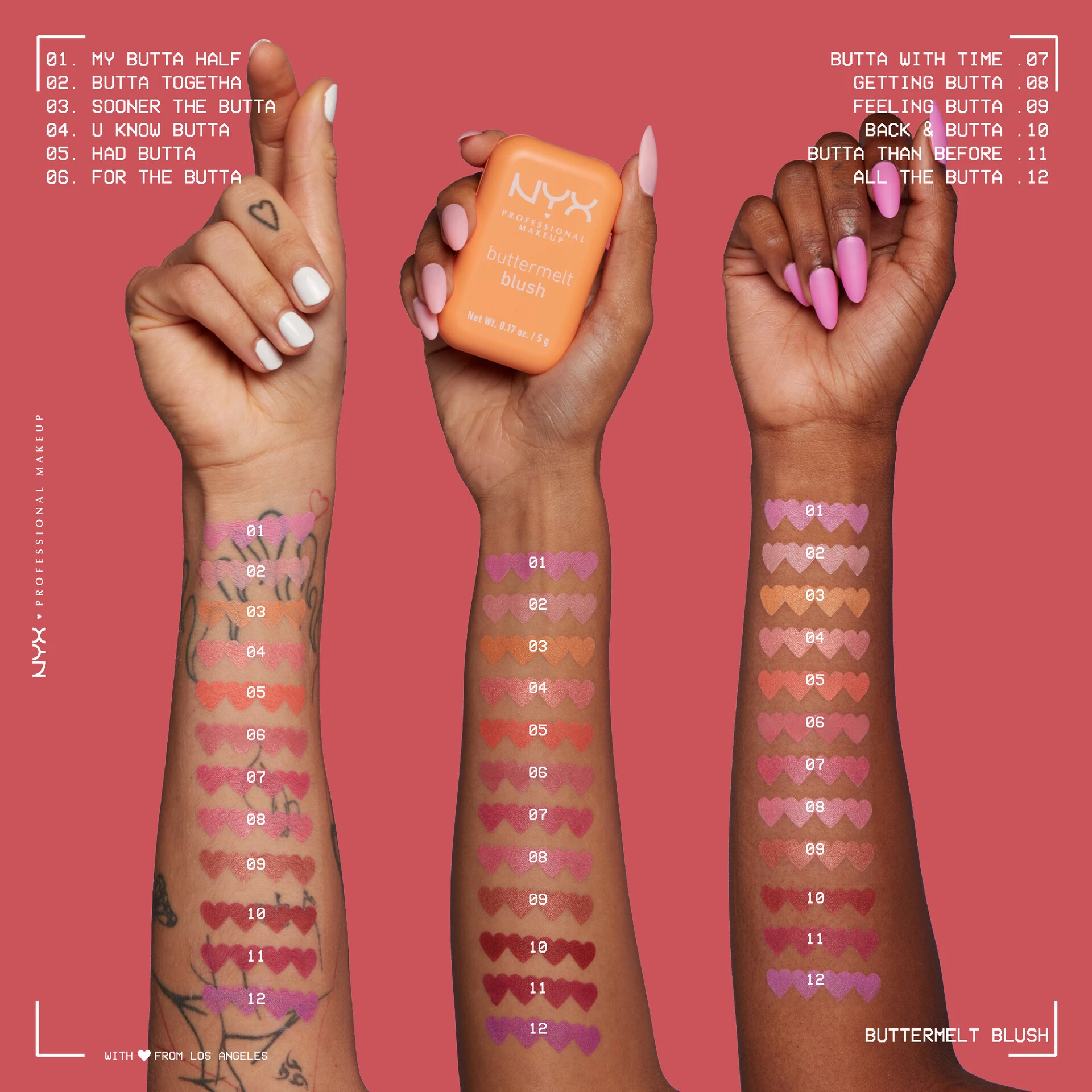 Fard de obraz Buttermelt Butta Together - NYX Professional Makeup