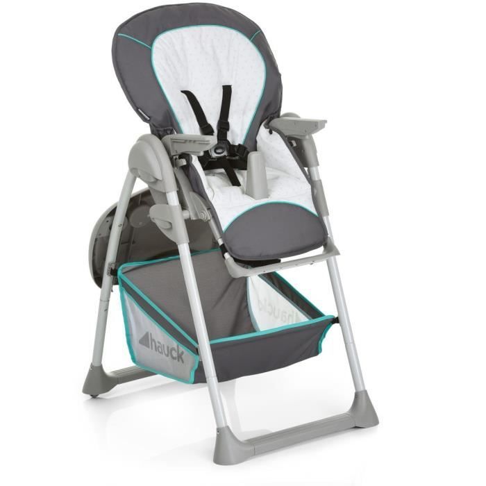 Syöttötuoli - HAUCK - SIT N RELAX - Korkeussäädettävä - Kokoontaitettava - Sitteri sisältyy hintaan - Sydämet