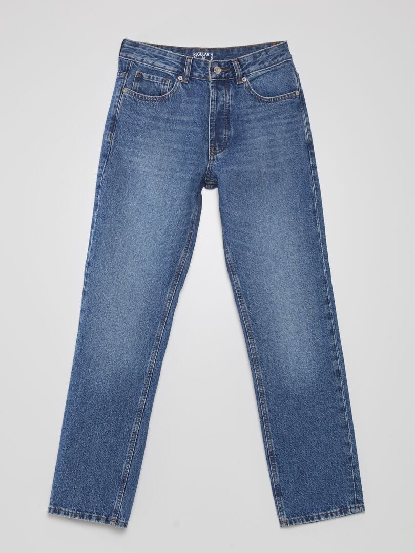 Calça jeans normal - AZUL