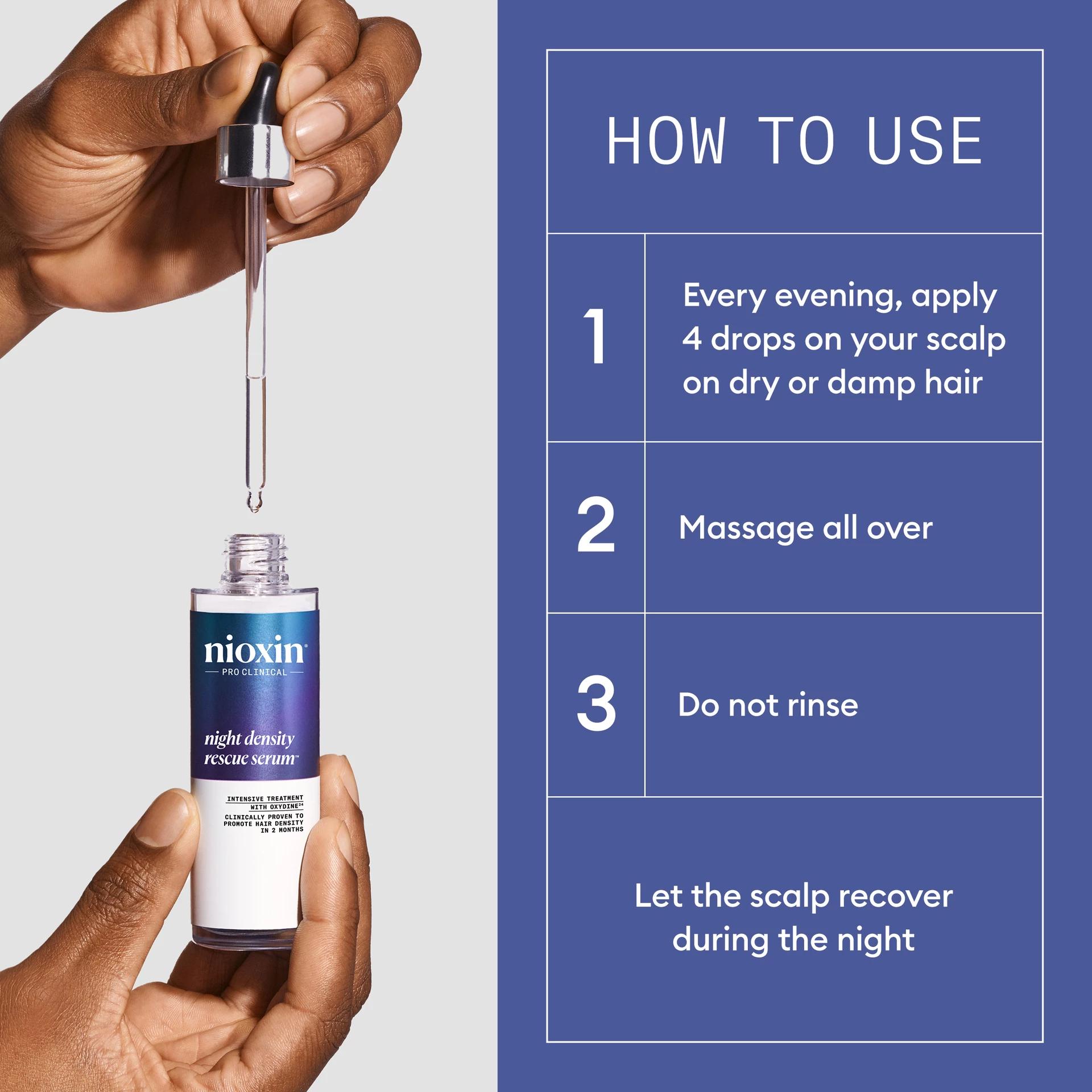 Ser de salvare a densității nocturne 70 ml - Nioxin