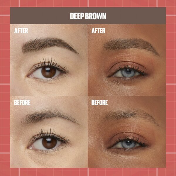 Maybelline New York Build-A-Brow 260 Deep Brown acu ēnas gels