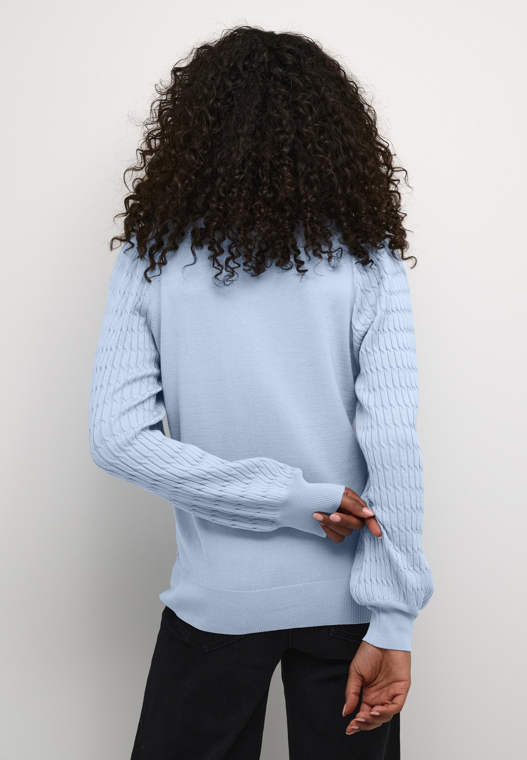 Kaffe Jumper - celestial blue