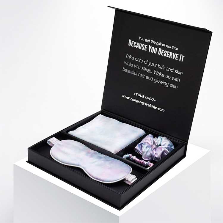 Funda de almohada de seda estampada con cremallera personalizada de 16 momme, juego de lujo de antifaz y funda de almohada de seda 100% morera.