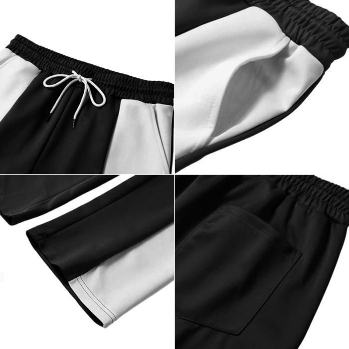 Pantalon de jogging Homme Grande Taille Pantalons de Sport Homme Respirant Casual pour Running et Fitness avec Poches - Gris