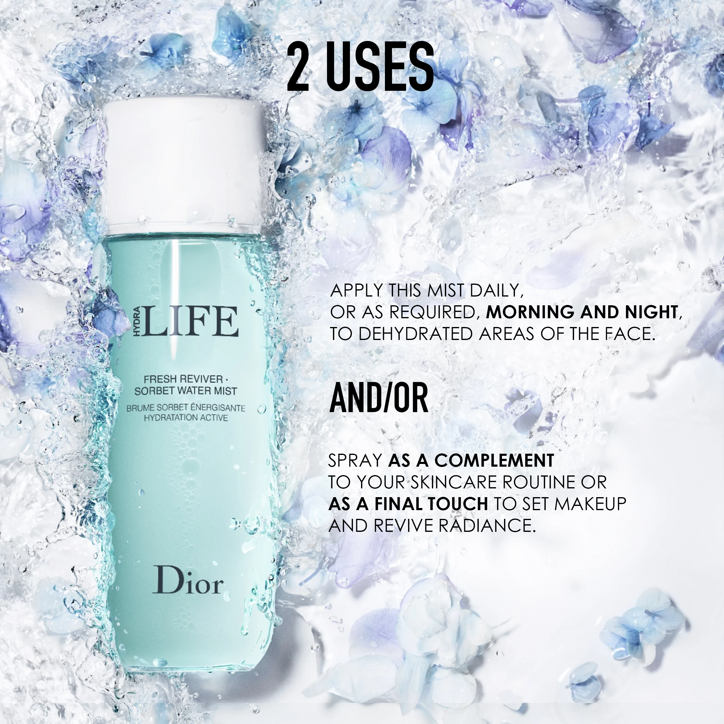 Hydra Life Sorbet Water Mist 100 ml - DIOR
