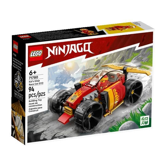 LEGO Ninjago 71780 Auto da corsa ninja di Kai – Evolution Regali Giocattoli da collezione 6+