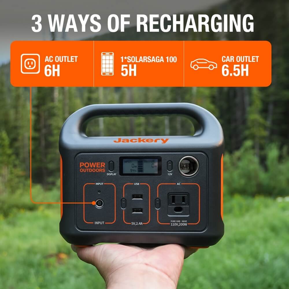 Jackery Explorer 290 kannettava voimalaitos