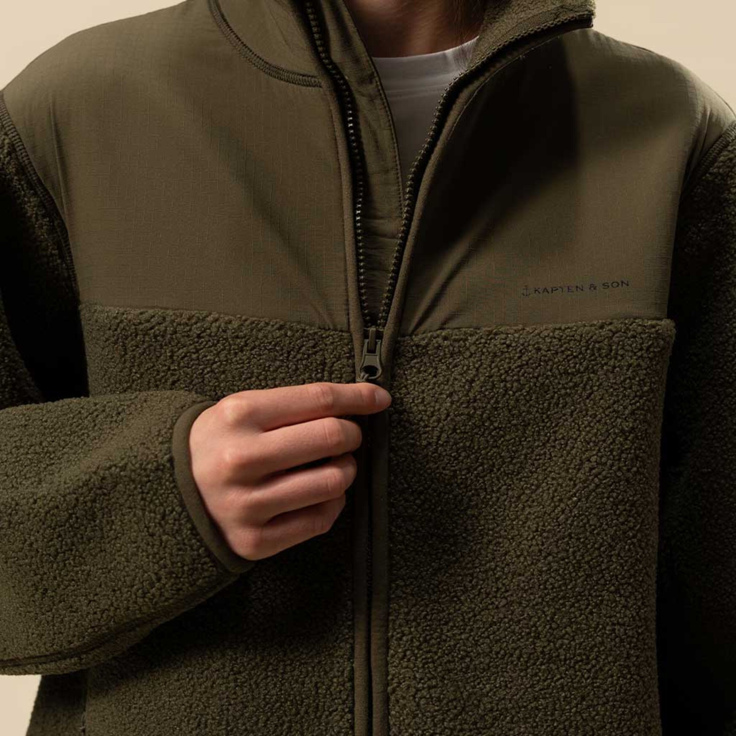 Veste polaire vert forêt pour tous les jours