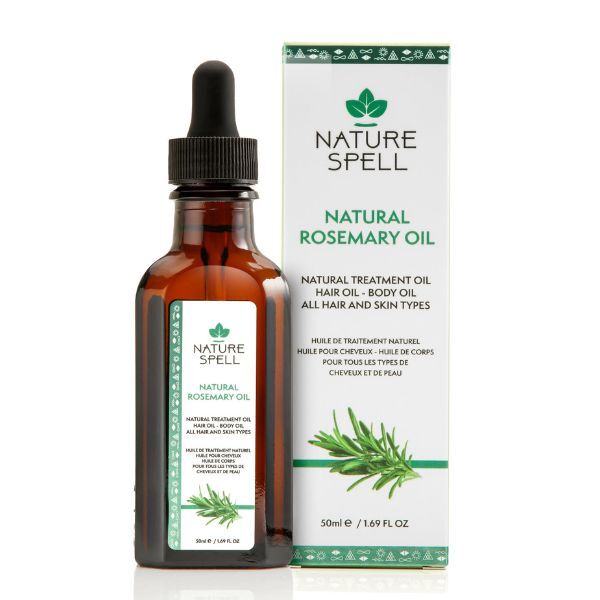 Ulei de rozmarin pentru păr, format de călătorie, Nature Spell, 50 ml