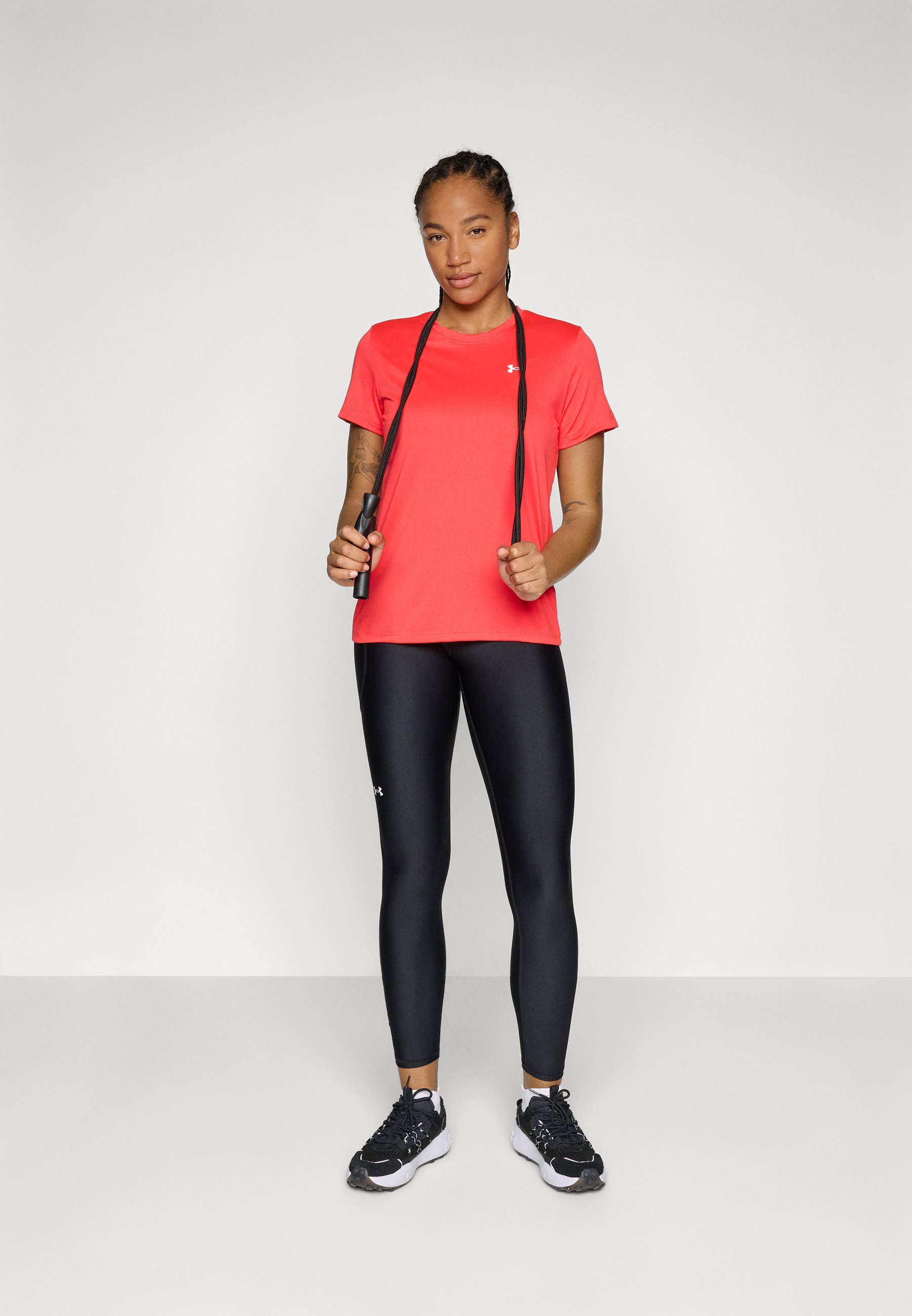 Under Armour TECH SSC - SOLID - T-shirt sportiva - rosso da corsa