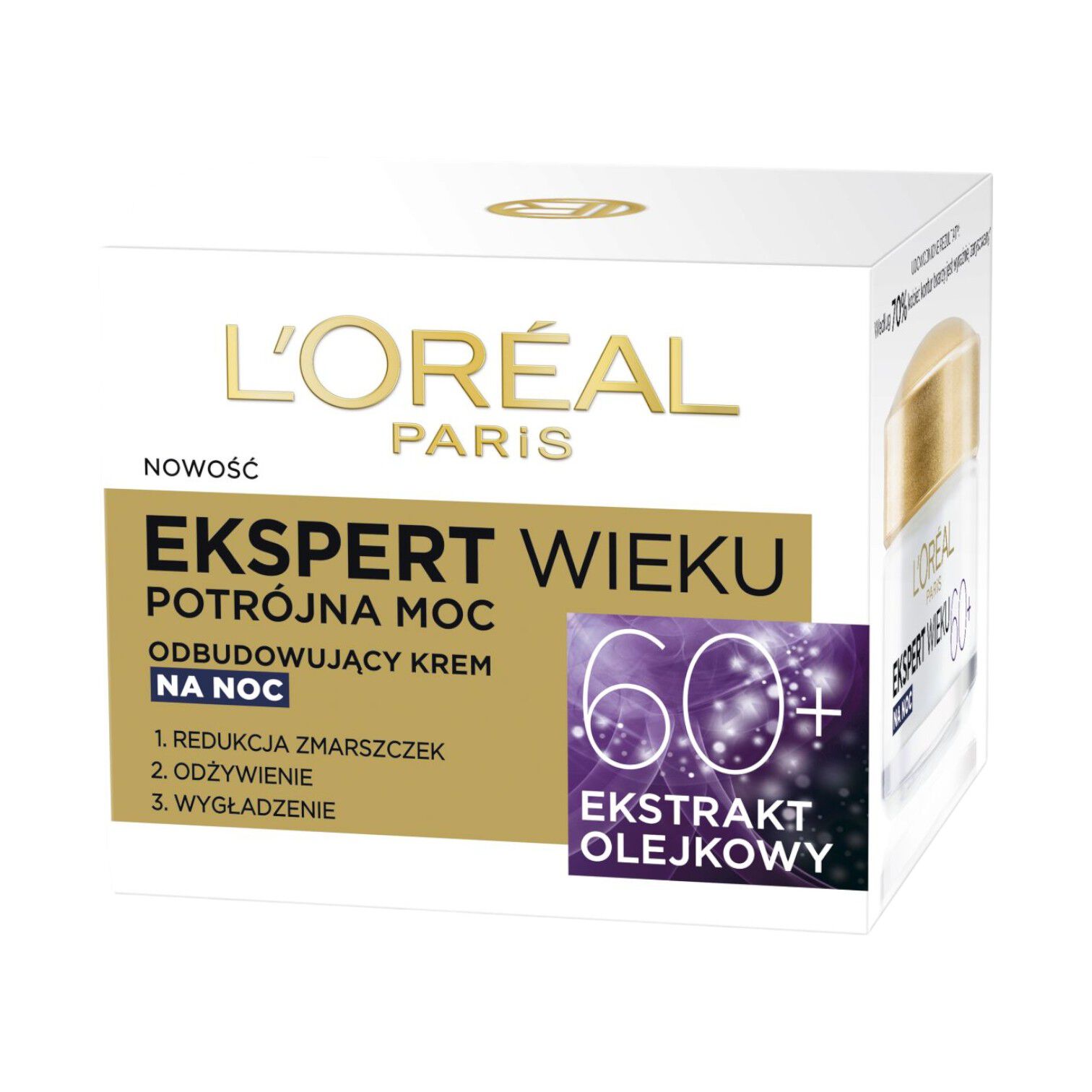 L'Oréal Paris 50+ Anti-rynk Uppstramande Nattkräm 50ml Age Expert