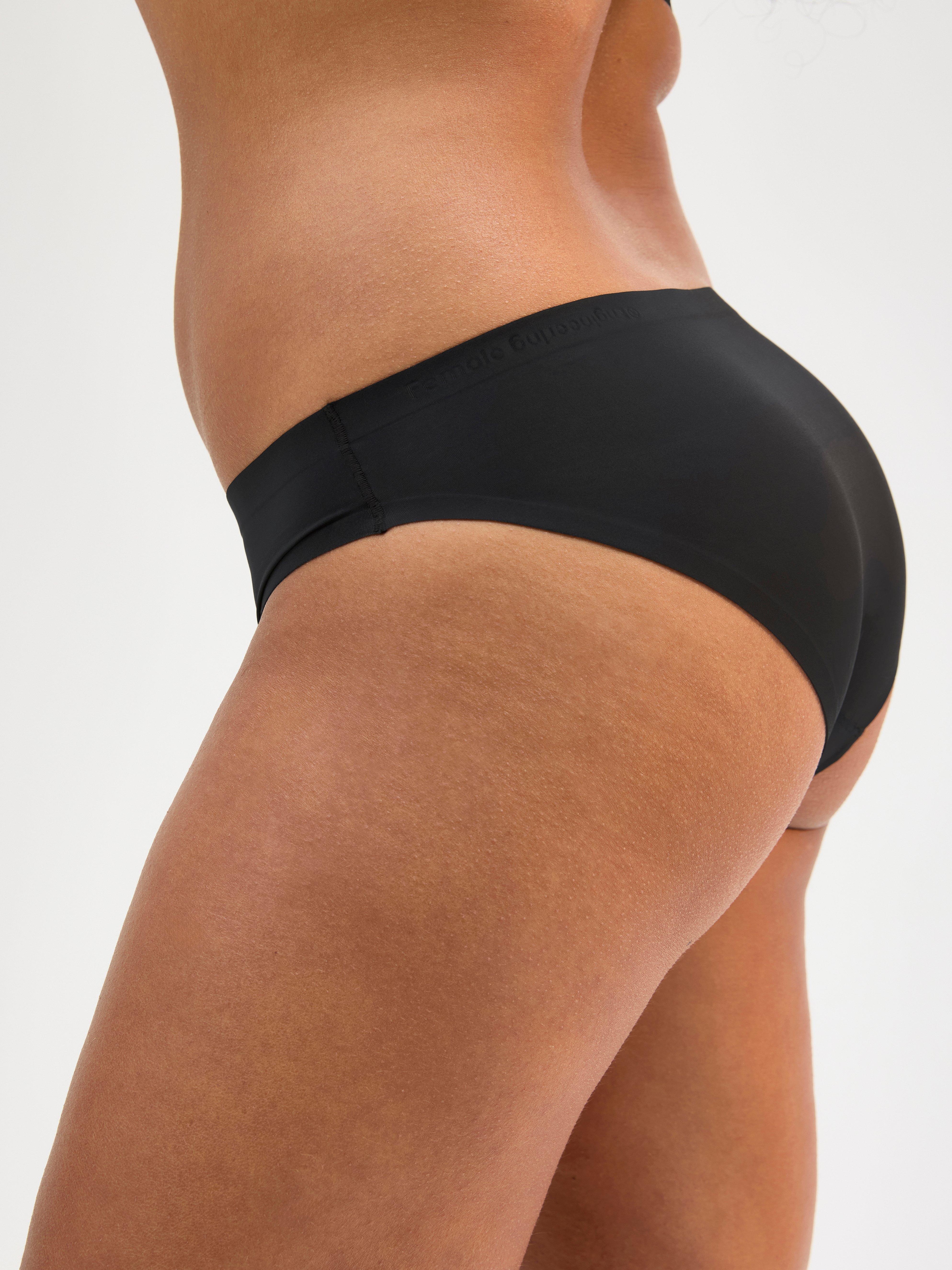 Menstrosa med medium absorption – bikini – Female Engineering Black