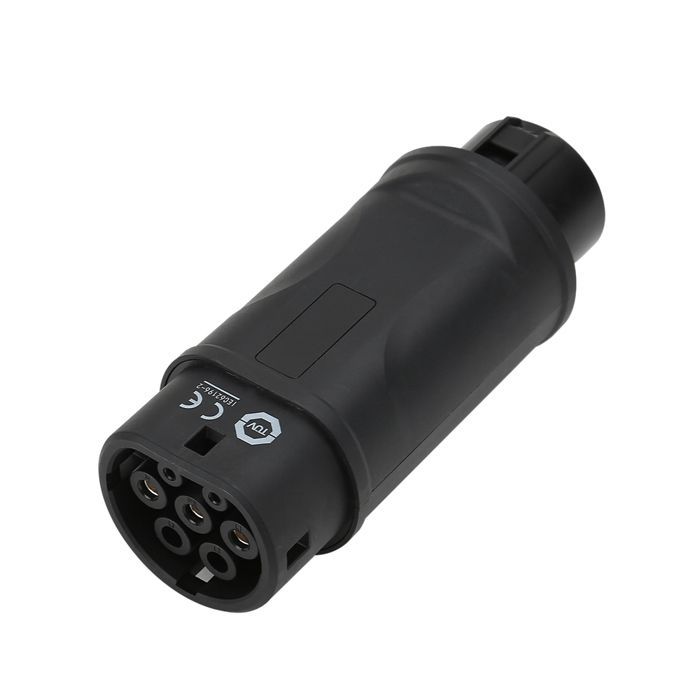 JATRHG Adaptateur Connecteur de Charge EV Type 1 vers Type 2, Convertisseur SAE J1772 à IEC62196