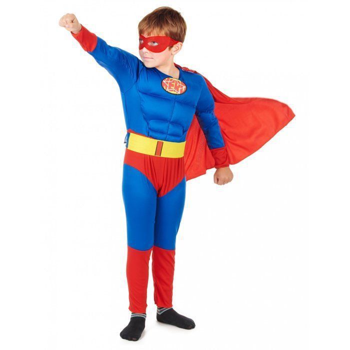 Fantasia - Fantasia de Super-Herói Acolchoada para Menino