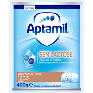 Fórmula infantil sin lactosa Aptamil 400 g