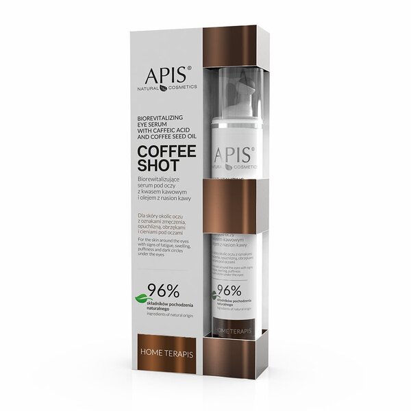 Oční sérum APIS s kyselinou kávovou a olejem z kávových semínek 10 ml