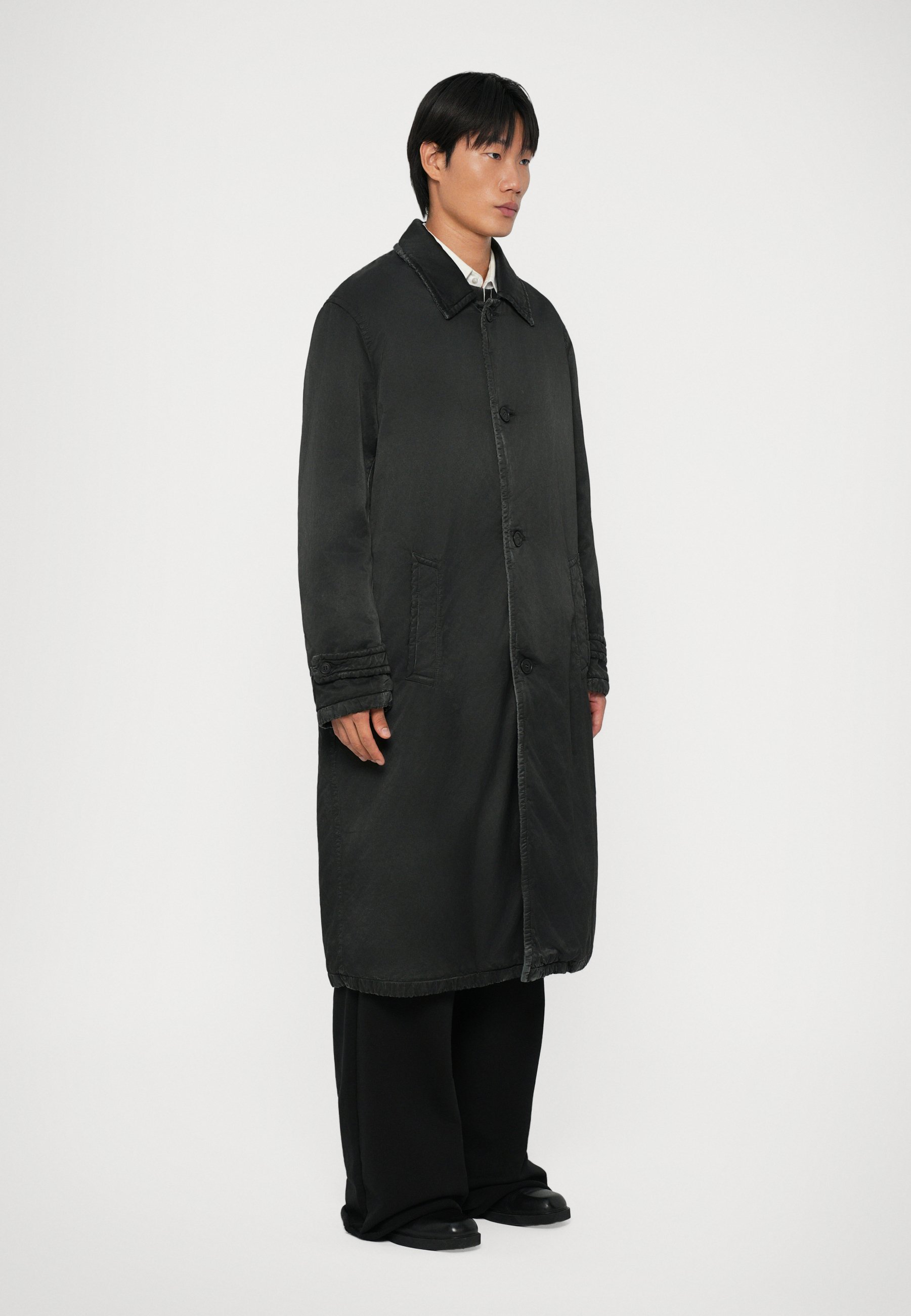MM6 Maison Margiela MANTEL - Wintermantel - gewaschenes Schwarz