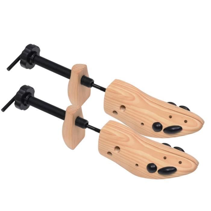 Hormas para zapatos vidaXL Tallas 41-46 Madera maciza de pino