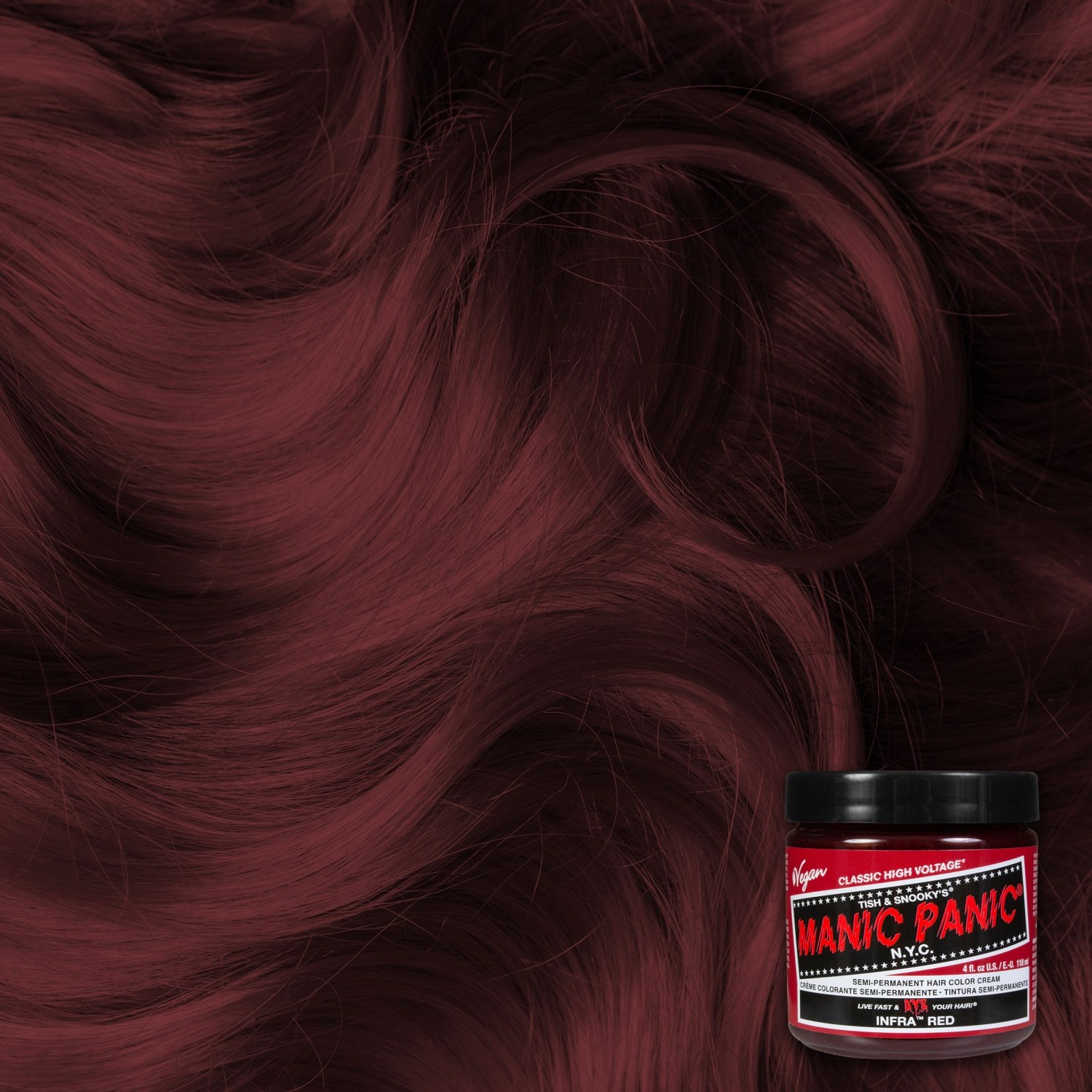 „Manic Panic“ spalvotų plaukų skalavimo priemonė „Classic High Voltage“ – 118 ml