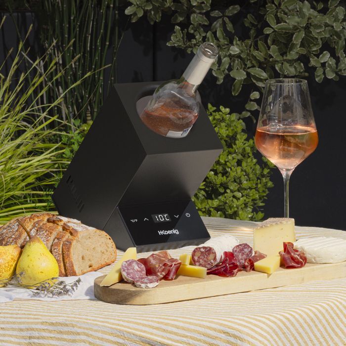 Rafraichisseur à vin électrique - H.Koenig - LVX26 - 1 bouteille - 72W - Température 5-18°C