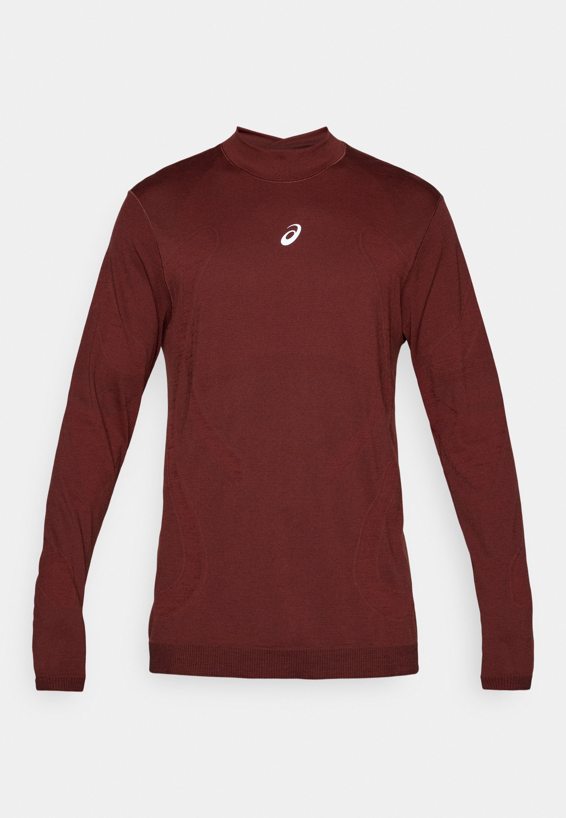 ASICS ROAD WINTER SEAMLESS TOP - Top met lange mouwen - donkerrood