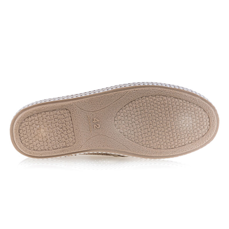 Sapatos confortáveis masculinos bege