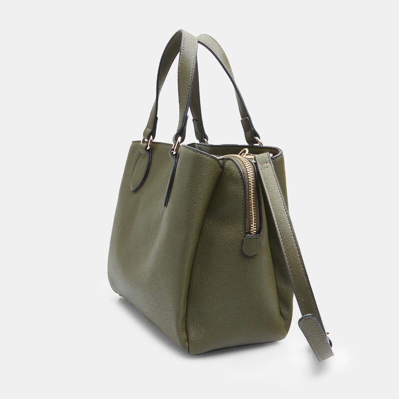 Shopper da donna con zip i tracolla