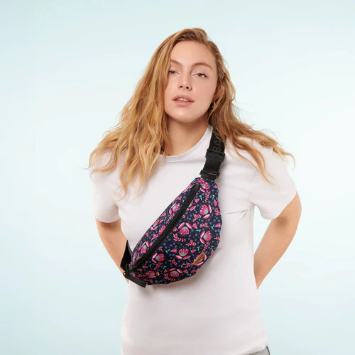 Cabaia Mittlere Capri lila Bauchtasche