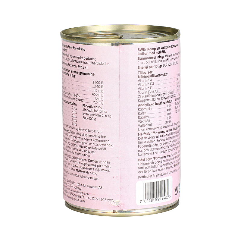Cibo per gatti MaxCat 415 g Bocconcini di manzo in salsa MaxCat