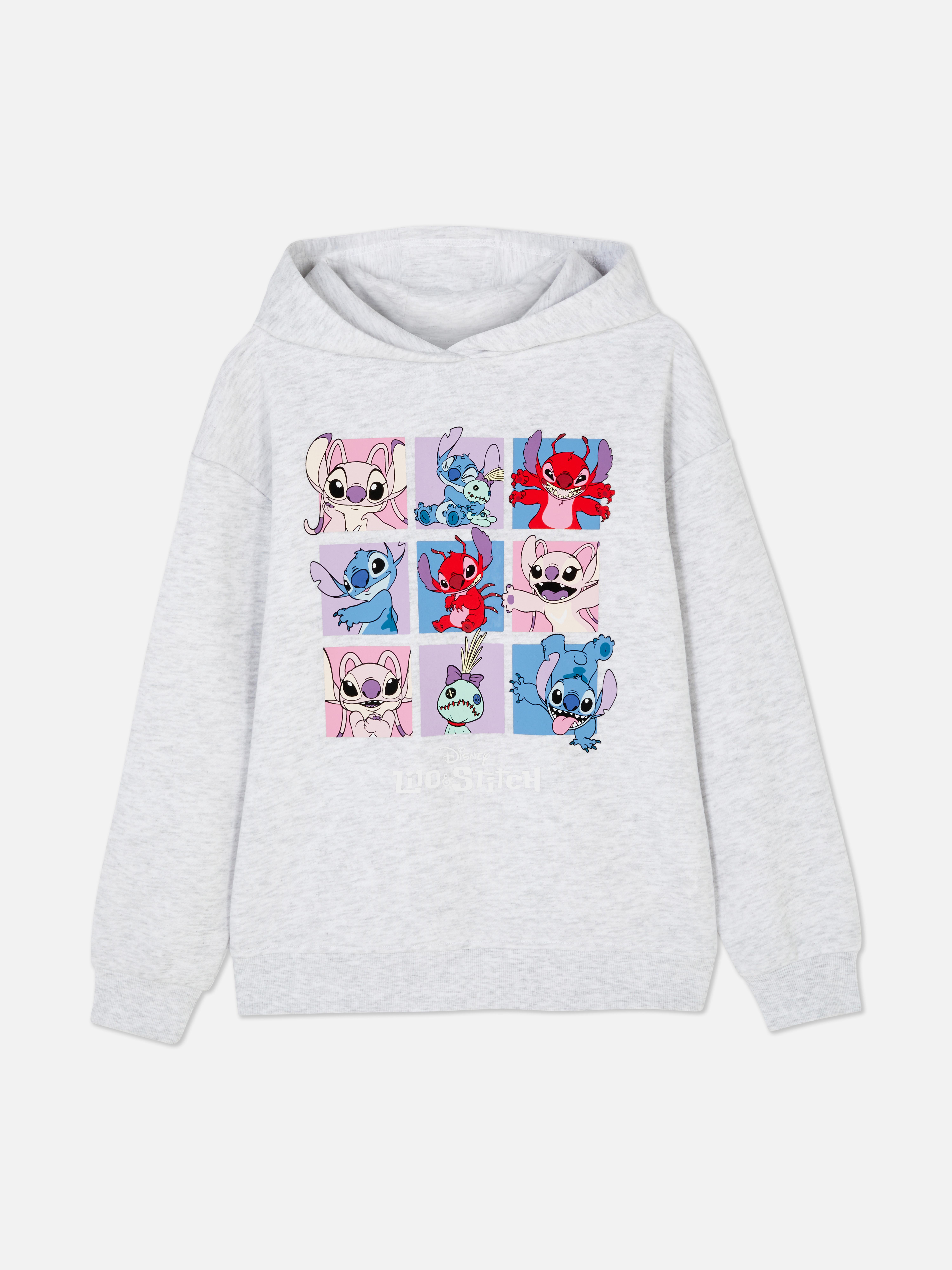Hanorac cu imprimeu Disney Stitch. Un hanorac cu umeri căzuți, manșete cu nervuri și un imprimeu Disney Experiments.