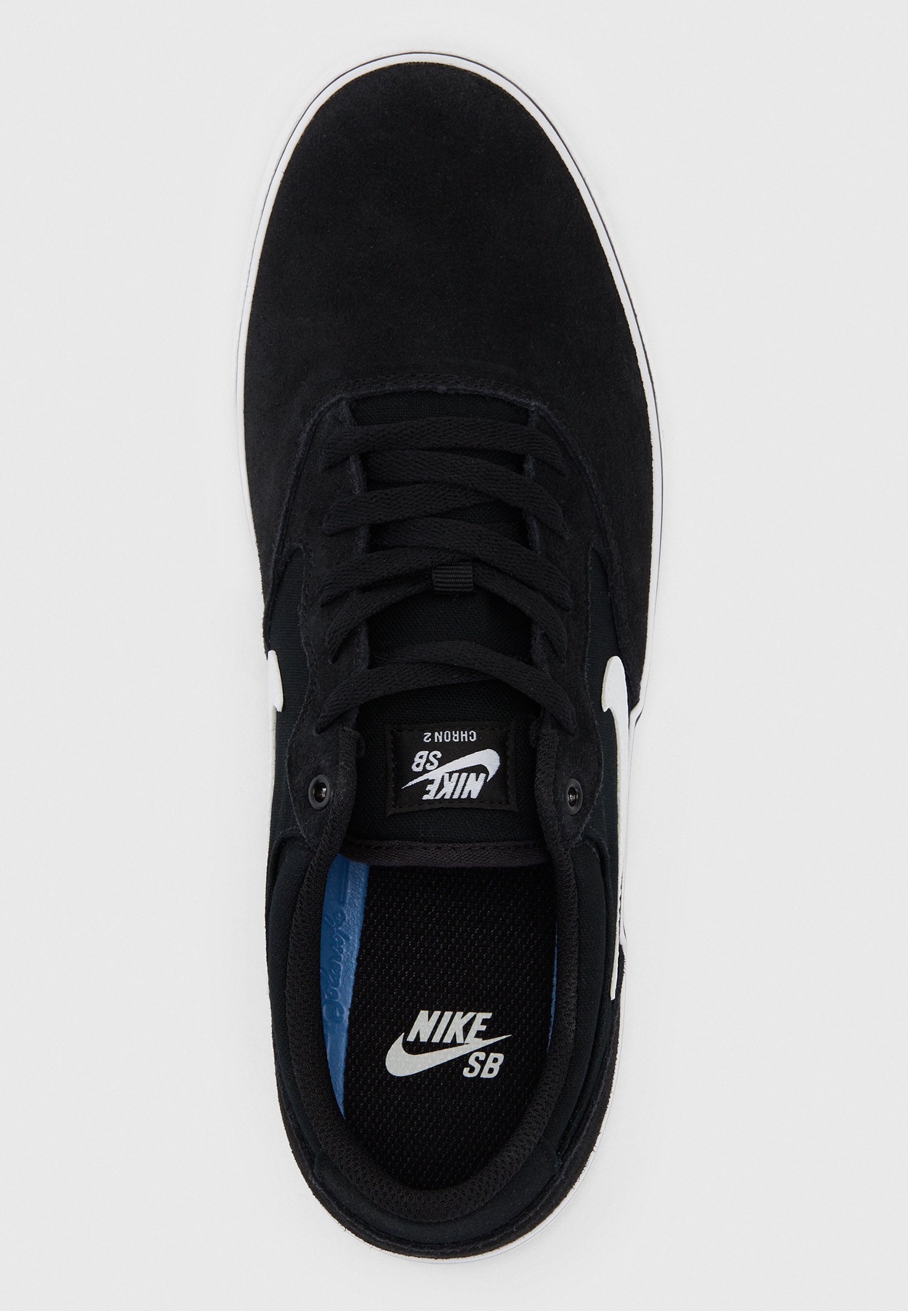 Nike SB CHRON 2 UNISEX - Scarpe da ginnastica - nero/bianco