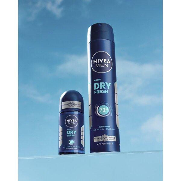 NIVEA Men Dry Fresh antitranspirācijas aerosols vīriešiem, 150 ml