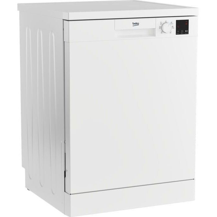 BEKO DVN06430W b100 Vrijstaande vaatwasser - 14 couverts - 60 cm breed - 47 dB - Energieklasse D - Wit