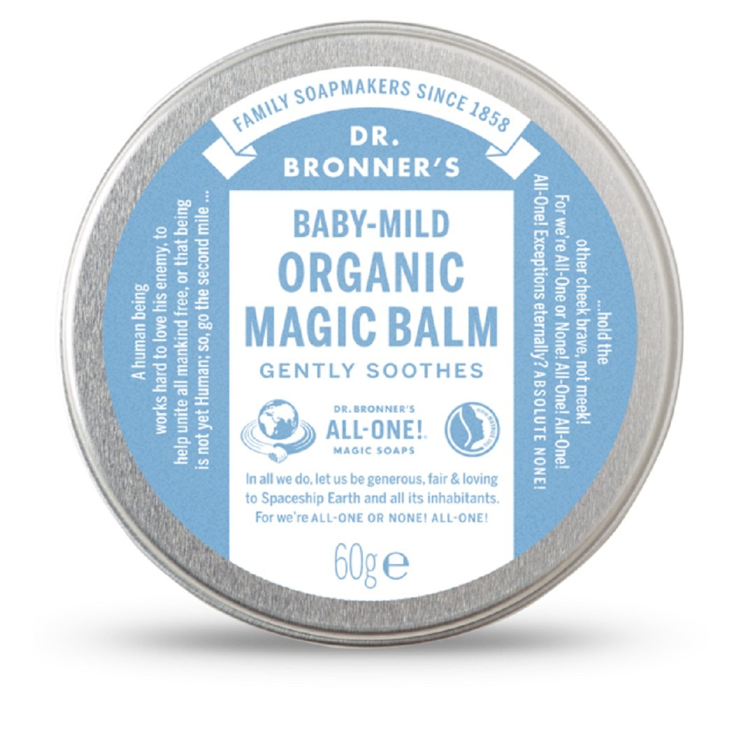 Dr. Bronner's lūpu balzams un ķermeņa balzams mazuļiem, maigs - 60 g