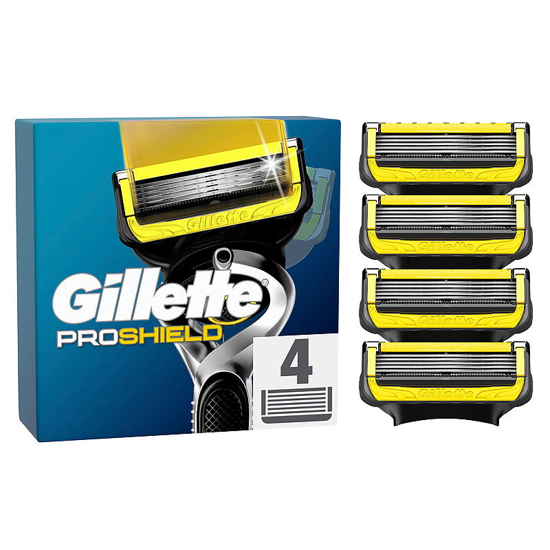 Gillette Gillette-blader 4-pakning Proshield bruksanvisning