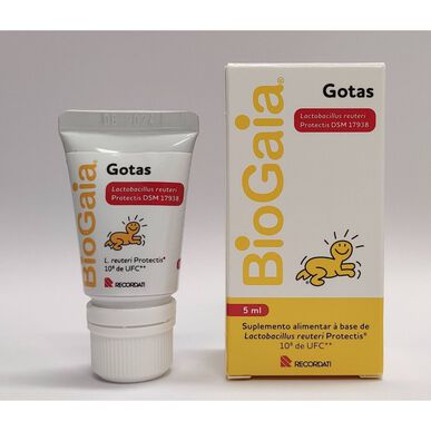 Biogaia-dråper for forsvar av fordøyelsessystemet hos spedbarn 5 ml 5 ml