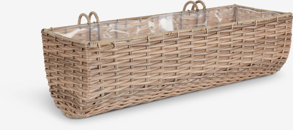 STEINTROST balkonska kutija Š18xD50xV16 prirodna