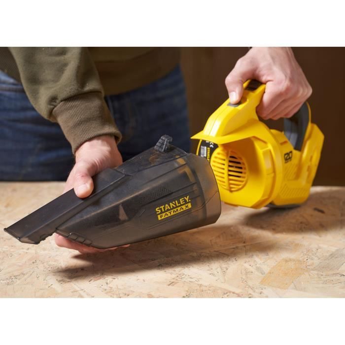 Cordless handheld vacuum cleaner - 18V - STANLEY FATMAX - SFMCVH001B-XJ - bagless - Battery not included